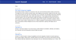 Desktop Screenshot of davidbracewell.com